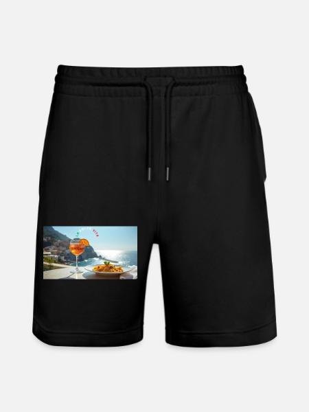 La dolce vita - Stanley/Stella Trainer Unisex Organic Jogging Shorts - black