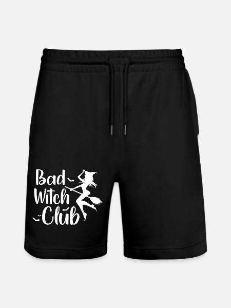 Bad Witch Club Halloween - Stanley/Stella Trainer Unisex Organic Jogging Shorts - black