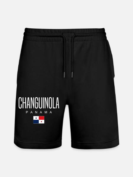Changuinola Panama Panamanian - Stanley/Stella Trainer Unisex Organic Jogging Shorts - black
