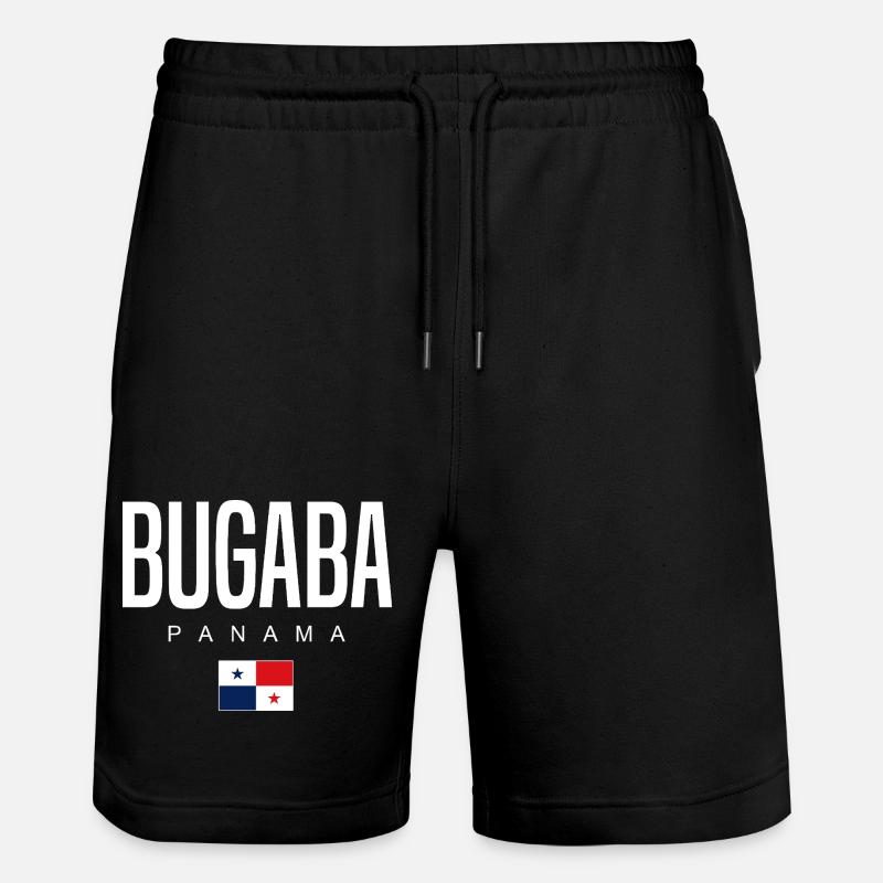 Bugaba Panama Panamaer - Stanley/Stella Unisex Bio Joggingshorts Trainer  - Schwarz