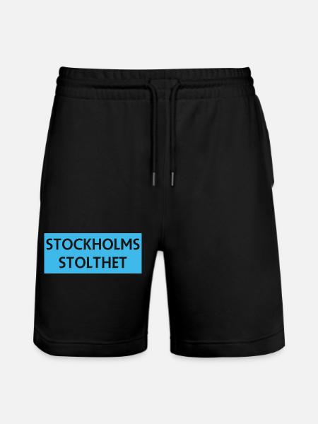 Stockholm Pride - Stanley/Stella Trainer Unisex Organic Jogging Shorts - black
