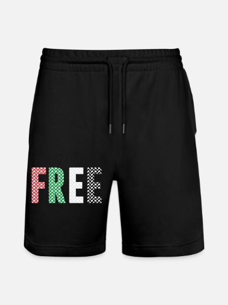 Palestine libre - Short de jogging bio TRAINER Stanley/Stella unisexe - noir