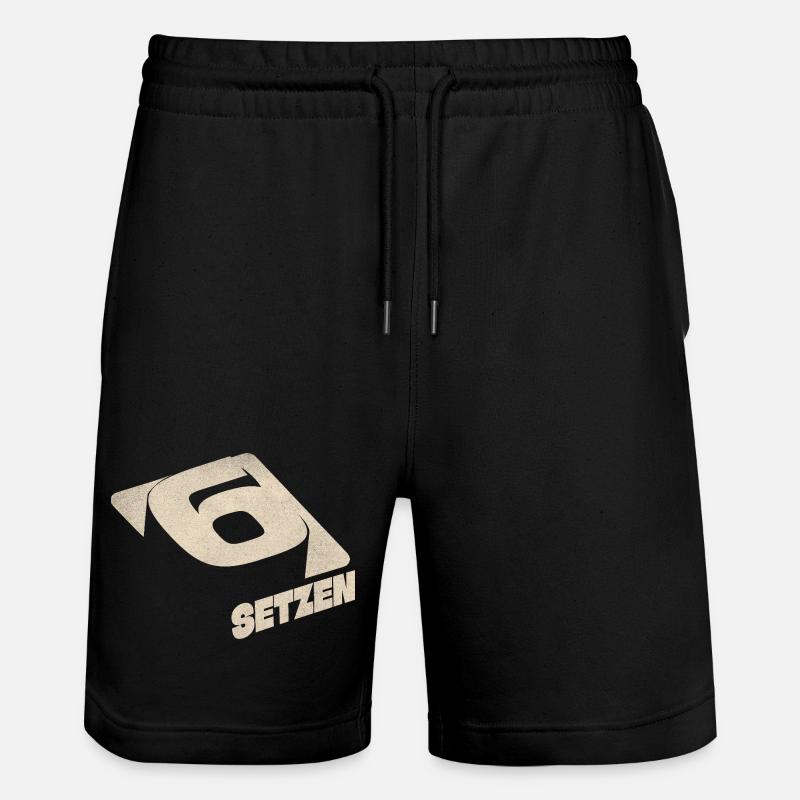 Six paris - Short de jogging bio TRAINER Stanley/Stella unisexe - noir