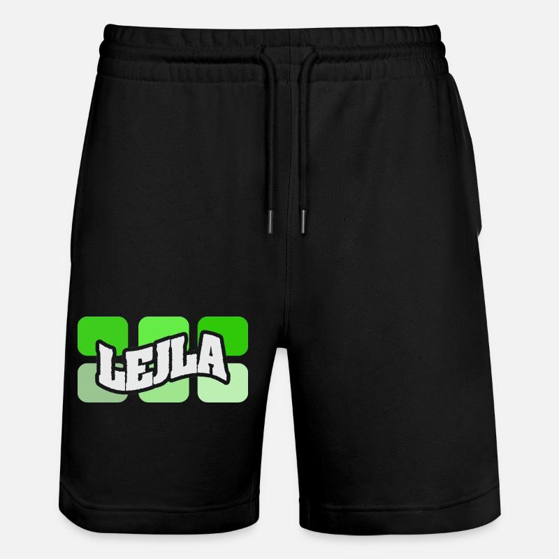 Lejla - Stanley/Stella Trainer Unisex Organic Jogging Shorts - black