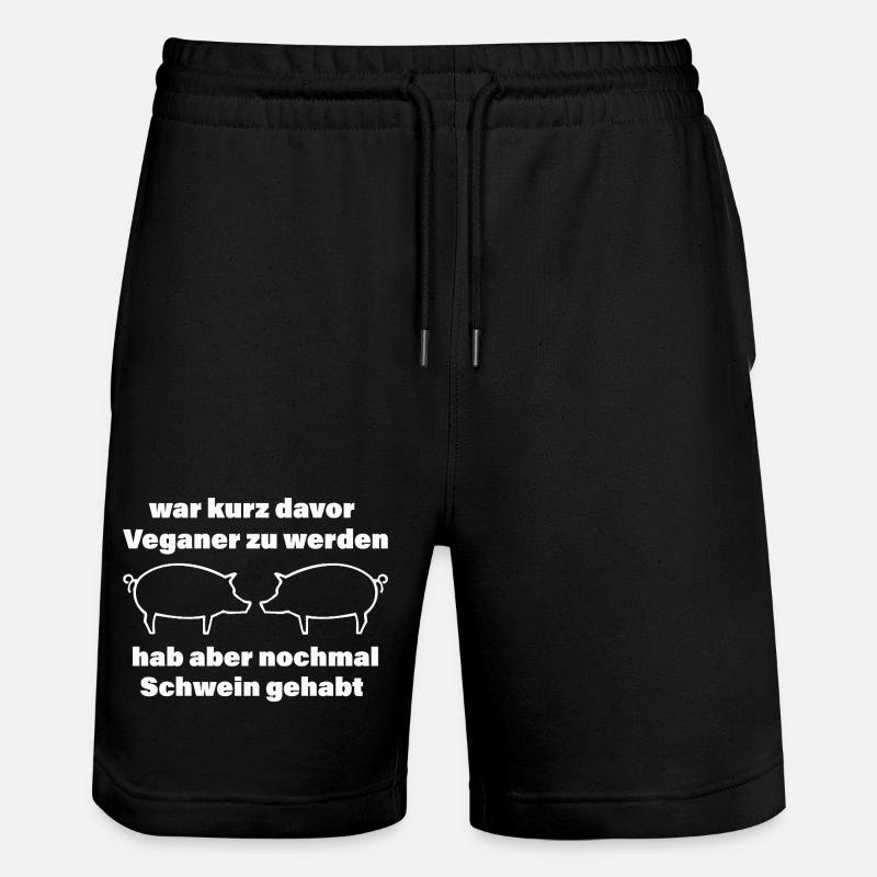 COCHON - Short de jogging bio TRAINER Stanley/Stella unisexe - noir