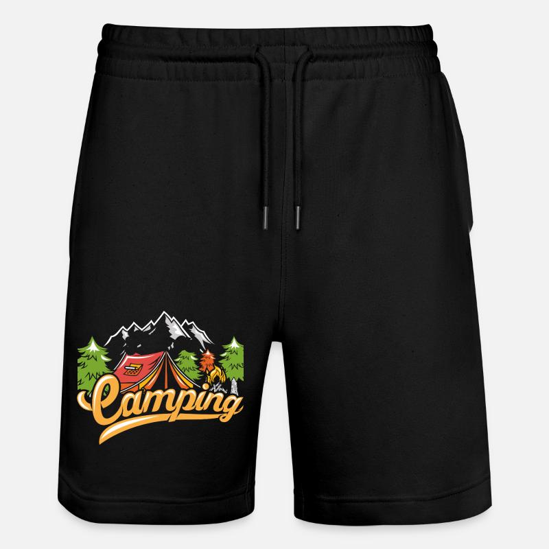 Camping - Short de jogging bio TRAINER Stanley/Stella unisexe - noir