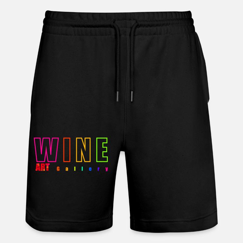 Vin - ART - Short de jogging bio TRAINER Stanley/Stella unisexe - noir