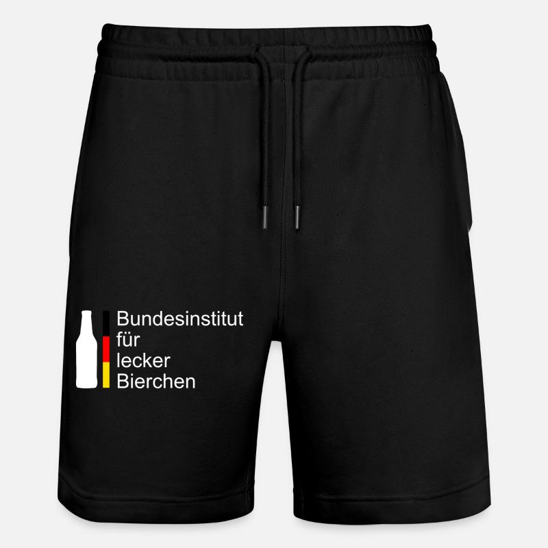 Institut fédéral des bières délicieuses - Short de jogging bio TRAINER Stanley/Stella unisexe - noir