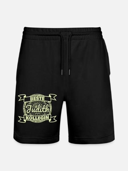 Arbeitskollegin Judith - Stanley/Stella Unisex Bio Joggingshorts Trainer  - Schwarz