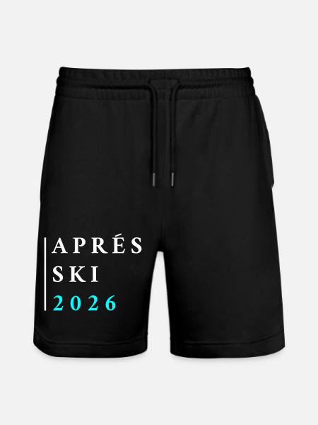 Après-ski 2026 - Stanley/Stella Trainer Unisex Organic Jogging Shorts - black