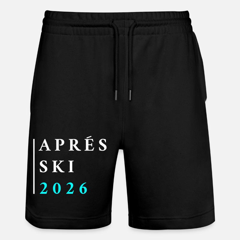 Après-ski 2026 - Short de jogging bio TRAINER Stanley/Stella unisexe - noir