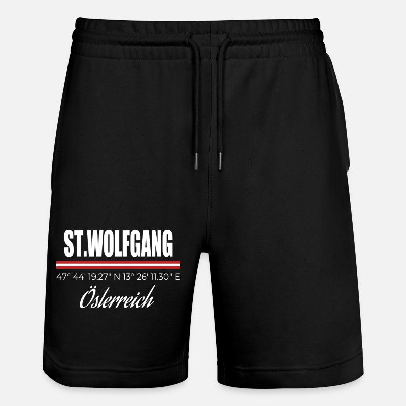 Saint-Wolfgang - Short de jogging bio TRAINER Stanley/Stella unisexe - noir