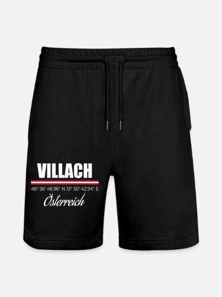 Villach - Stanley/Stella Trainer Unisex Organic Jogging Shorts - black