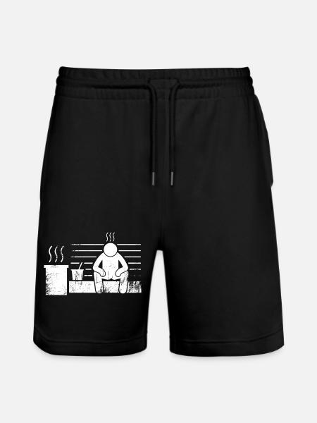 Sauna Sauna Master Sauna-goer - Stanley/Stella Trainer Unisex Organic Jogging Shorts - black