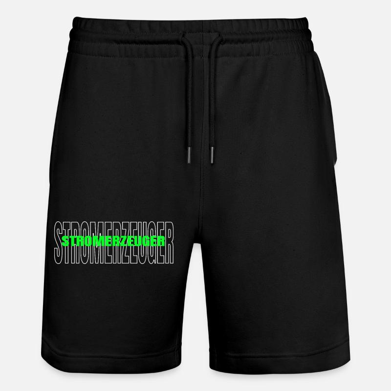 Production d’énergie durable - Short de jogging bio TRAINER Stanley/Stella unisexe - noir