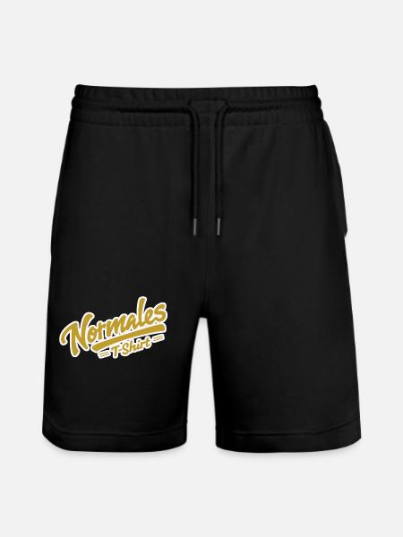 Normales T-Shirt gelb - Stanley/Stella Unisex Bio Joggingshorts Trainer  - Schwarz