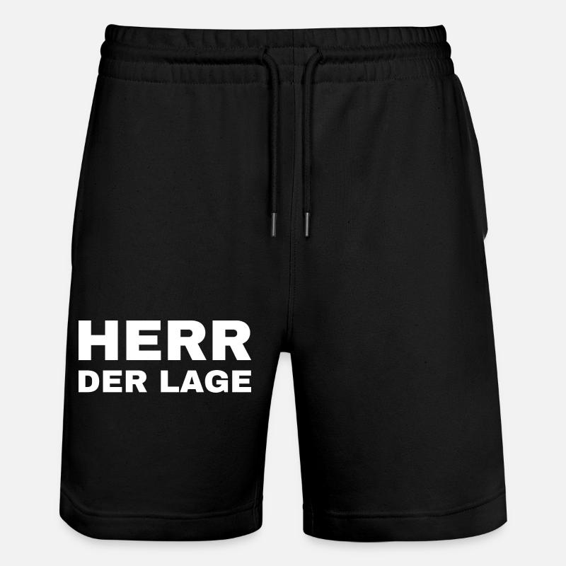 Maître de la situation - Short de jogging bio TRAINER Stanley/Stella unisexe - noir