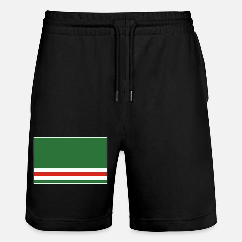 Drapeau de la Tchétchénie - Short de jogging bio TRAINER Stanley/Stella unisexe - noir
