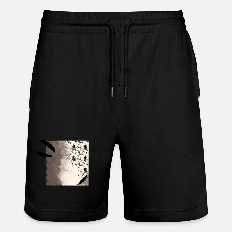 Ombres abstraites et surfaces lumineuses - Short de jogging bio TRAINER Stanley/Stella unisexe - noir
