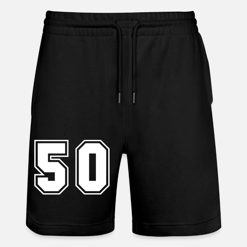 50 blocs style noir et blanc - Short de jogging bio TRAINER Stanley/Stella unisexe - noir