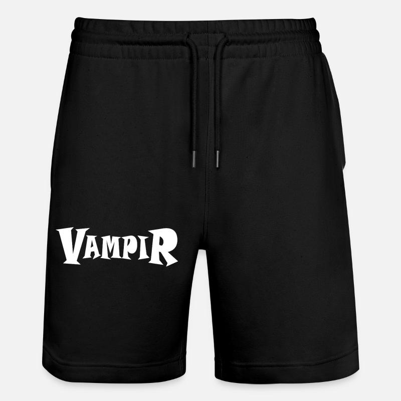 VAMPIR - Stanley/Stella Unisex Bio Joggingshorts Trainer  - Schwarz