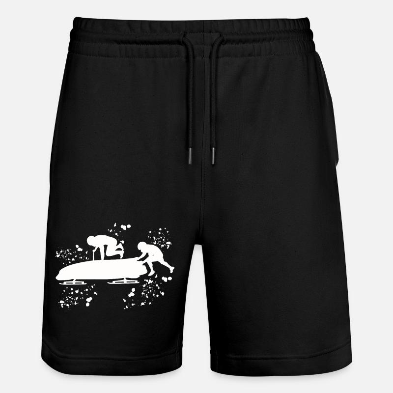 Bob Team Anschieber Bob - Stanley/Stella Unisex Bio Joggingshorts Trainer  - Schwarz