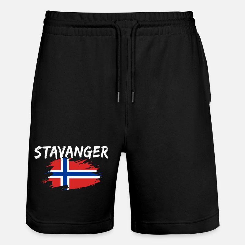 Stavanger, Norvège - Short de jogging bio TRAINER Stanley/Stella unisexe - noir