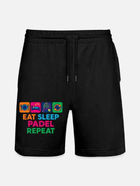 Padel Tennis - Stanley/Stella Unisex Bio Joggingshorts Trainer - Schwarz