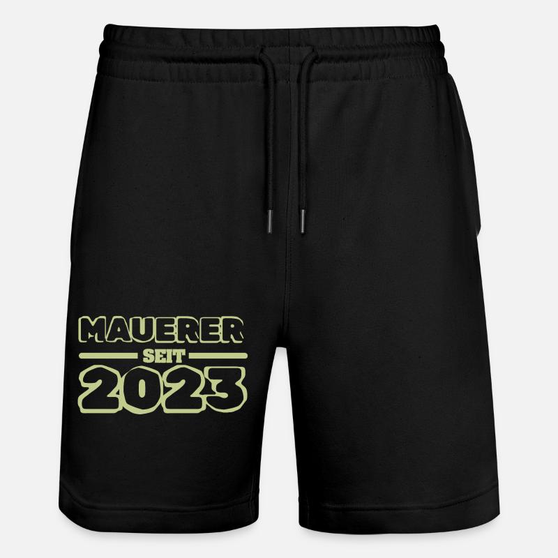 2023 - Short de jogging bio TRAINER Stanley/Stella unisexe - noir