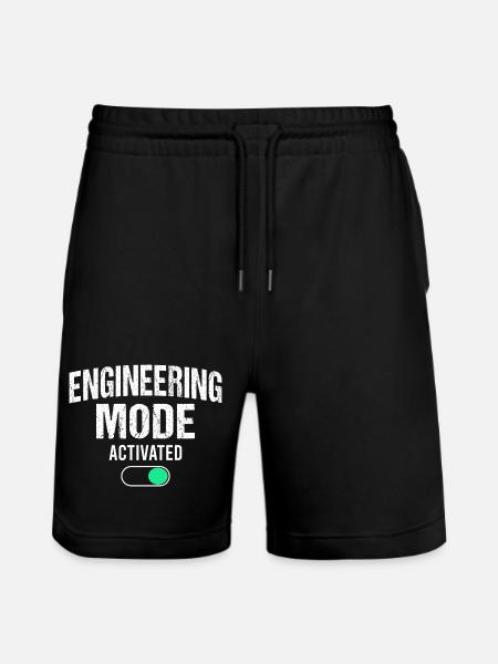 Mechanical Engineering Mechanical Engineer - Stanley/Stella Trainer Unisex Organic Jogging Shorts - black