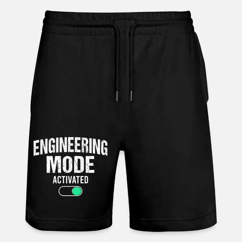 Mechanical Engineering Mechanical Engineer - Stanley/Stella Trainer Unisex Organic Jogging Shorts - black