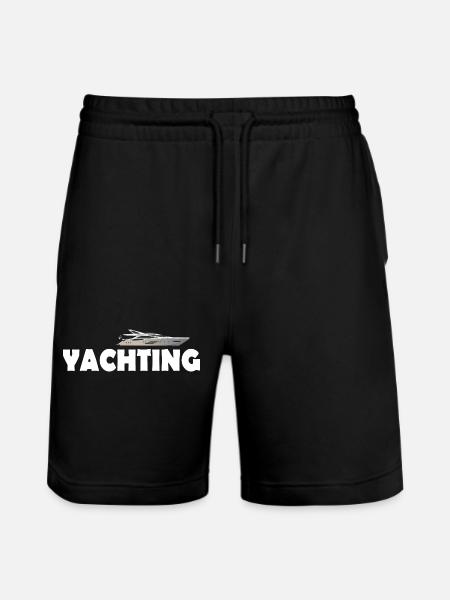 Yachting - Stanley/Stella Trainer Unisex Organic Jogging Shorts - black