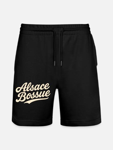 Alsace Bossue lettering - Stanley/Stella Trainer Unisex Organic Jogging Shorts - black