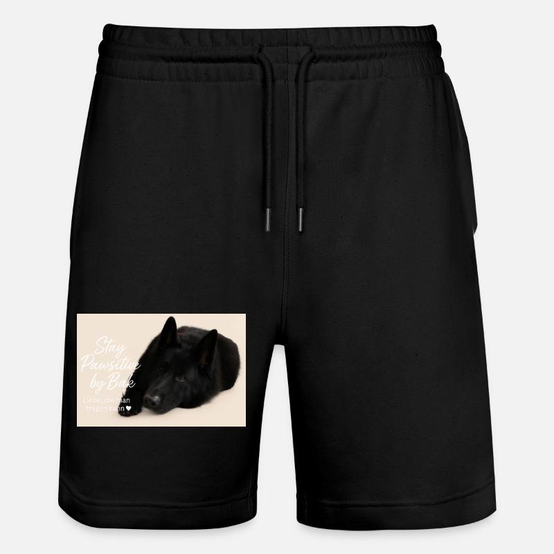 Bak - Stanley/Stella Unisex Bio Joggingshorts Trainer  - Schwarz