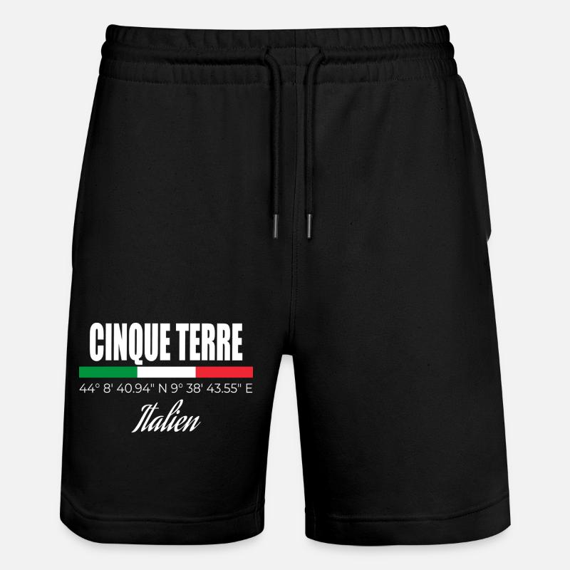 Cinque Terre - Short de jogging bio TRAINER Stanley/Stella unisexe - noir