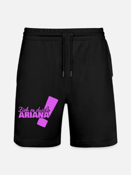 Gift for Ariana - Stanley/Stella Trainer Unisex Organic Jogging Shorts - black