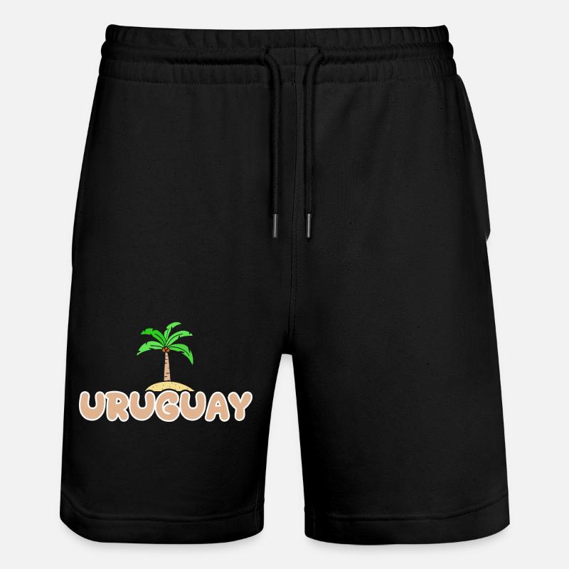Uruguay comme Uruguay - Short de jogging bio TRAINER Stanley/Stella unisexe - noir