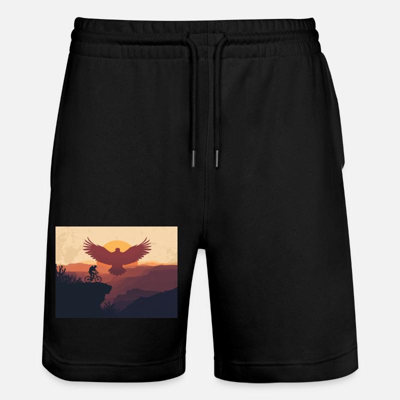 Cavalier soleil - Short de jogging bio TRAINER Stanley/Stella unisexe - noir