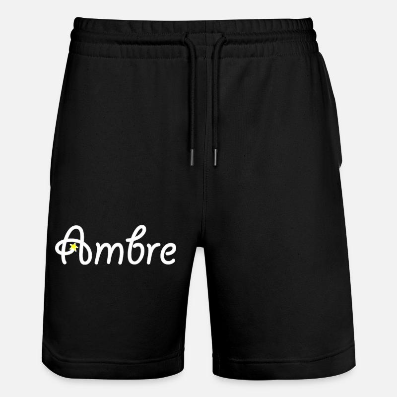 Ambre - Short de jogging bio TRAINER Stanley/Stella unisexe - noir