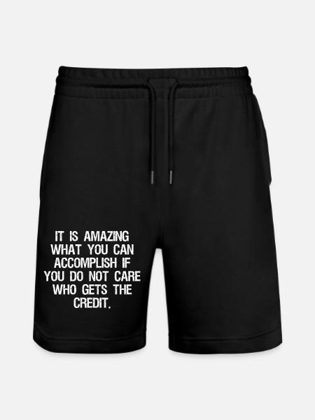 C’est incroyable ce que vous pouvez - Short de jogging bio TRAINER Stanley/Stella unisexe - noir
