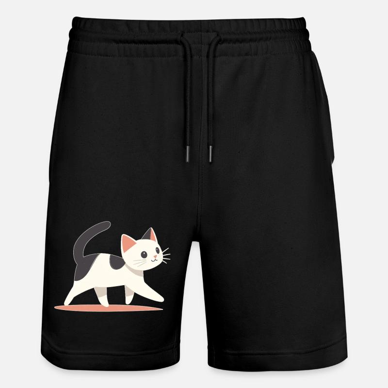 Chat - Short de jogging bio TRAINER Stanley/Stella unisexe - noir