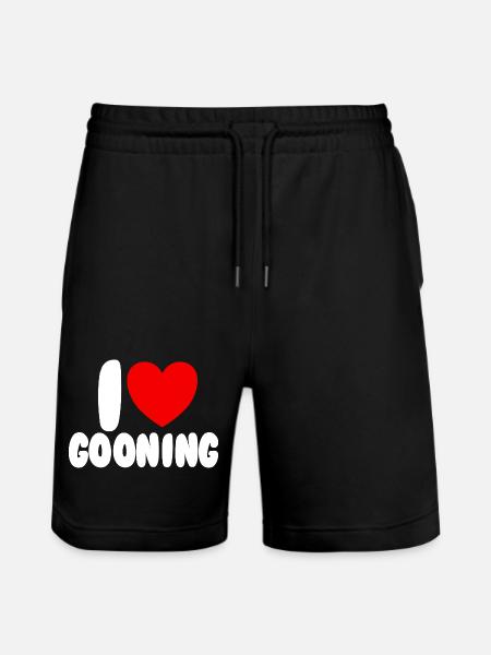J’adore Gooning. J’adore Gooning. - Short de jogging bio TRAINER Stanley/Stella unisexe - noir