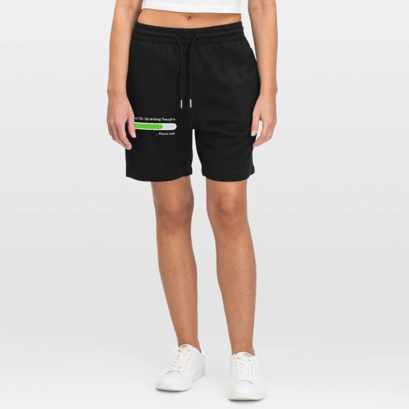 Mind OS Optimizing Thoughts... Please Wait Stanley/Stella Trainer Unisex Organic Jogging Shorts