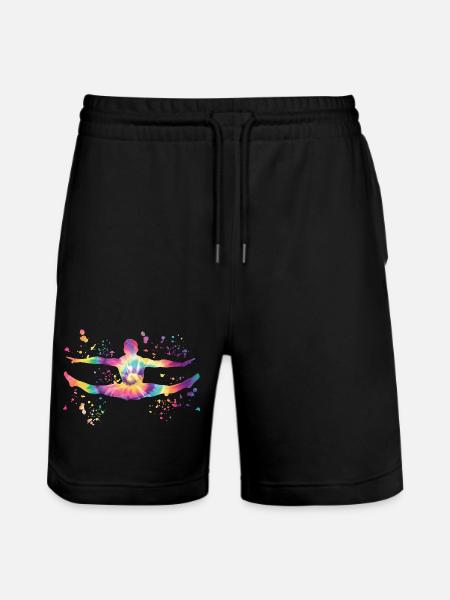 Turner Boden Kunstturnen - Stanley/Stella Unisex Bio Joggingshorts Trainer - Schwarz
