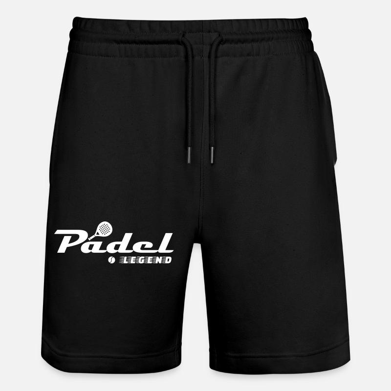 Padel Legend - Stanley/Stella Unisex Bio Joggingshorts Trainer  - Schwarz