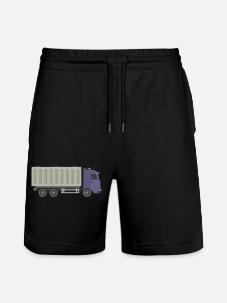 Container trucks - Stanley/Stella Trainer Unisex Organic Jogging Shorts - black
