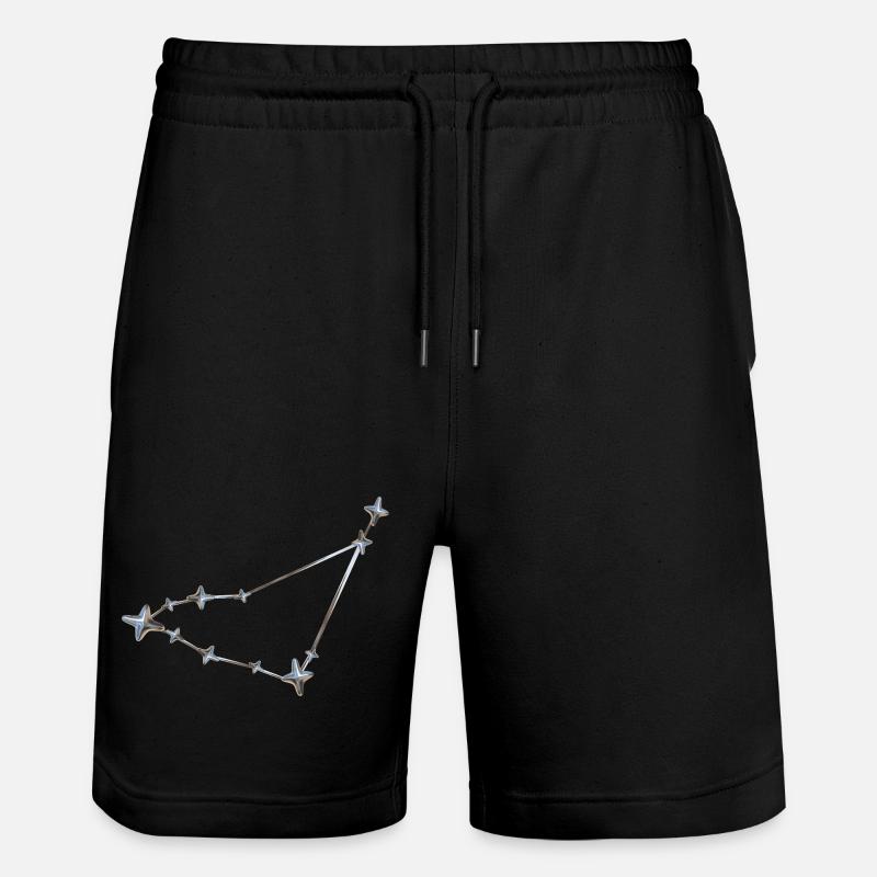 Rangée d’étoiles Conception de constellation - Short de jogging bio TRAINER Stanley/Stella unisexe - noir