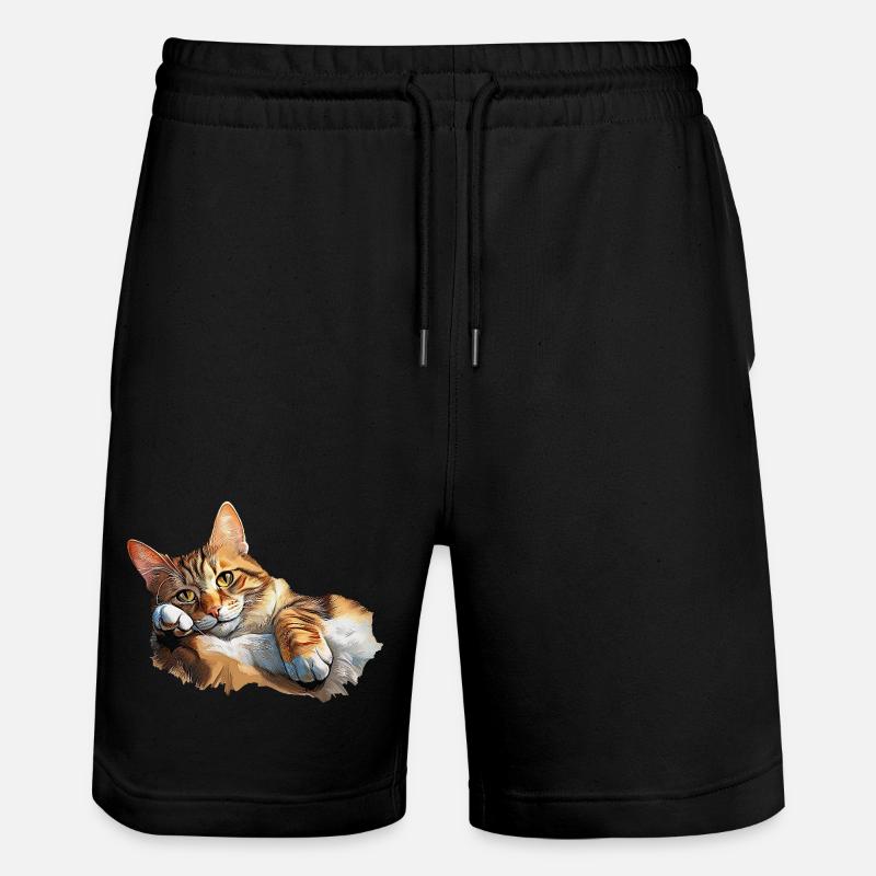 Chat - Short de jogging bio TRAINER Stanley/Stella unisexe - noir