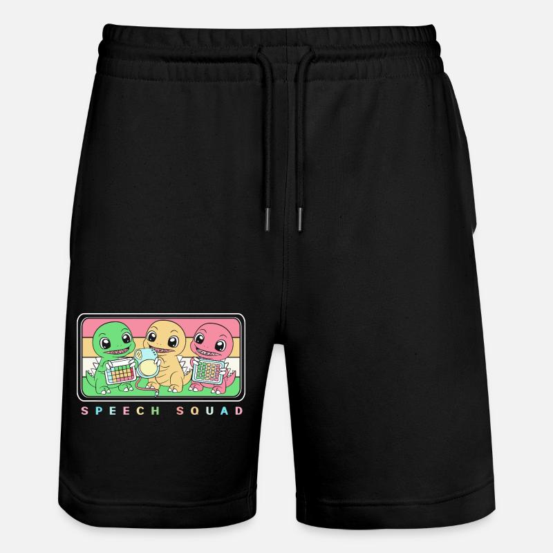 Logopädie Sprachtherapeut Logopäde - Stanley/Stella Unisex Bio Joggingshorts Trainer  - Schwarz