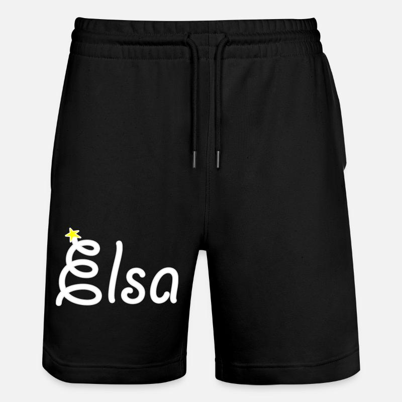 Elsa - Stanley/Stella Unisex Bio Joggingshorts Trainer  - Schwarz